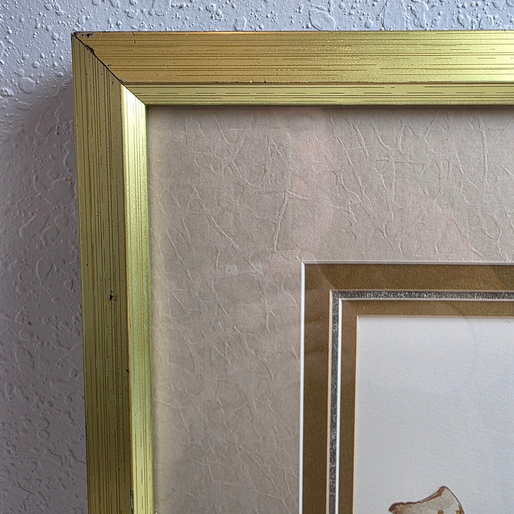 Vintage 90s "Rhapsody Teapot" by Carolyn Shores-Wright Framed Print  15.25x15.25 - Picture 2 of 11